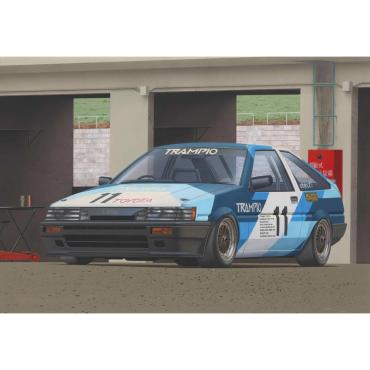 富士美 ID332 Trampio AE86 Levin 85 1/24 組裝模型 Fujimi