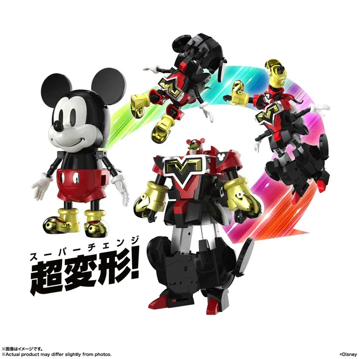 超合金 超變形米老鼠（大河原邦男設計） 可動塗裝完成品 BANDAI SPIRITS 迪士尼