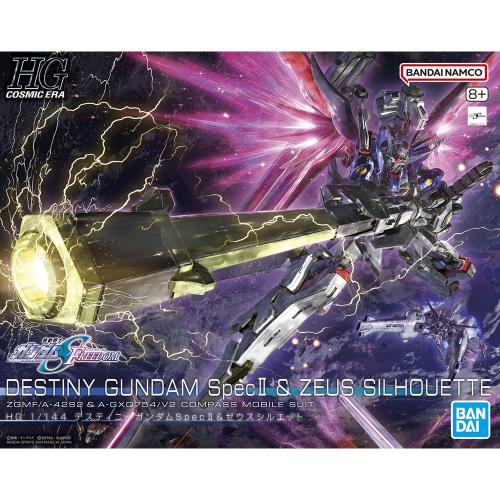 HG 機動戰士鋼彈 SEED DESTINY 命運鋼彈 SpceⅡ＆神王型外掛裝備 宙斯裝 組裝模型 1/144 BANDAI SPIRITS