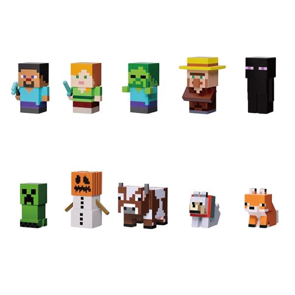 Minecraft 麥塊 軟膠指偶造型吊飾 全10種 盒玩 enSKY
