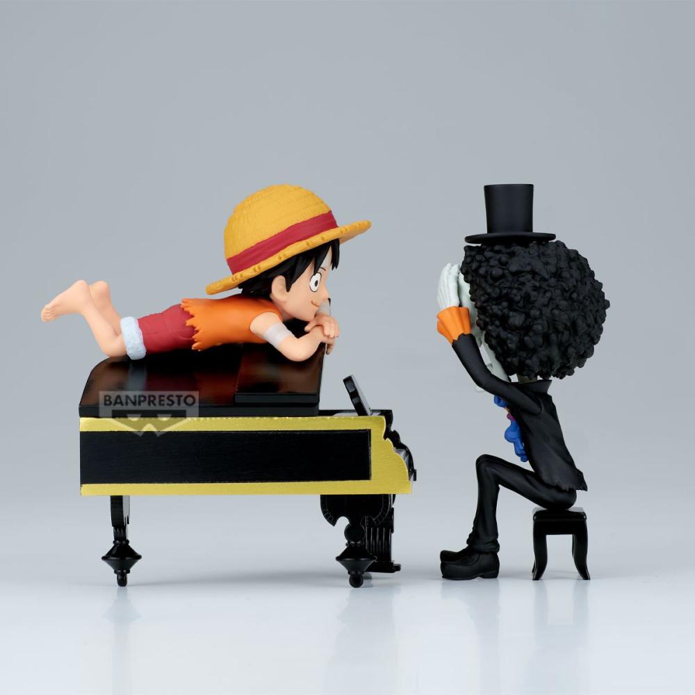 BANPRESTO 航海王 WCF LOG STORIES 蒙其·D·魯夫&布魯克 BANDAI景品
