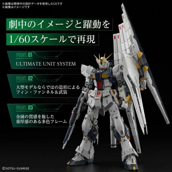 PG UNLEASHED 機動戰士鋼彈 逆襲的夏亞 ν鋼彈 組裝模型 1/60 BANDAI SPIRITS