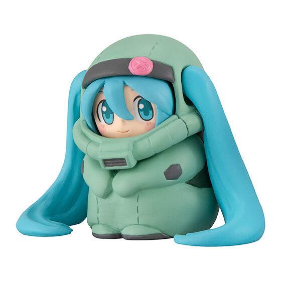 鋼彈45周年特別計畫 初音未來x薩克裝 全4款 扭蛋 BANDAI GASHAPON