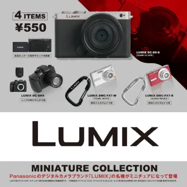 LUMIX 相機迷你模型收藏 全4款 盒玩 Kenelephant