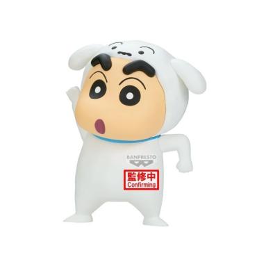 蠟筆小新 小新cosplay鋼達姆機器人與小白 公仔 (B：小白) BANDAI