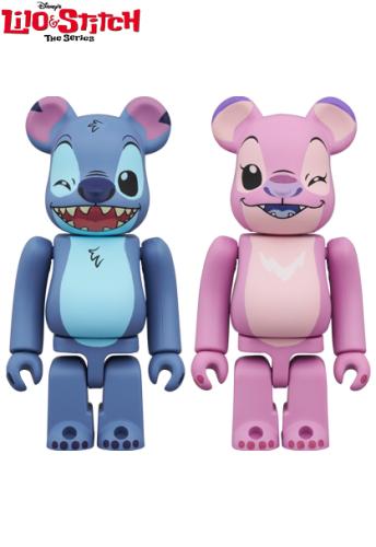 BE@RBRICK STITCH&ANGEL 2PCS SET 塗裝完成品 MEDICOM TOY