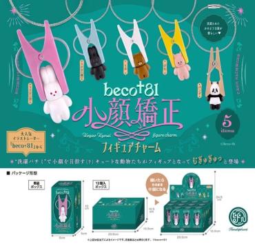 (預購26年6月) beco+81 動物瘦臉系列 造型吊飾 盒玩 全5種 Kenelephant